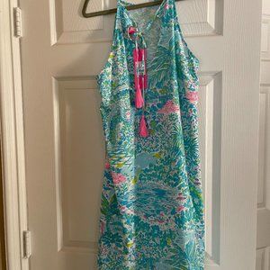 Lilly Pulitzer Margot dress in Sunshine City. NWT. Size Large